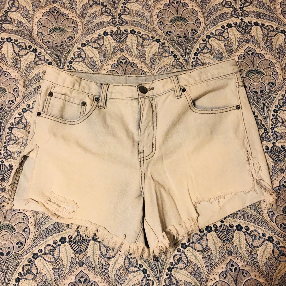 Free People Jean Shorts
